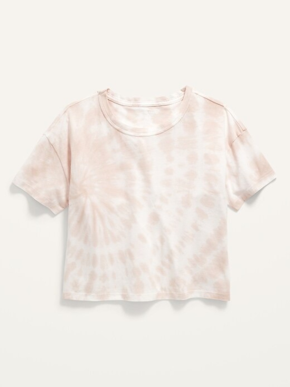Old Navy Pink Tie-Dye Crop Tee